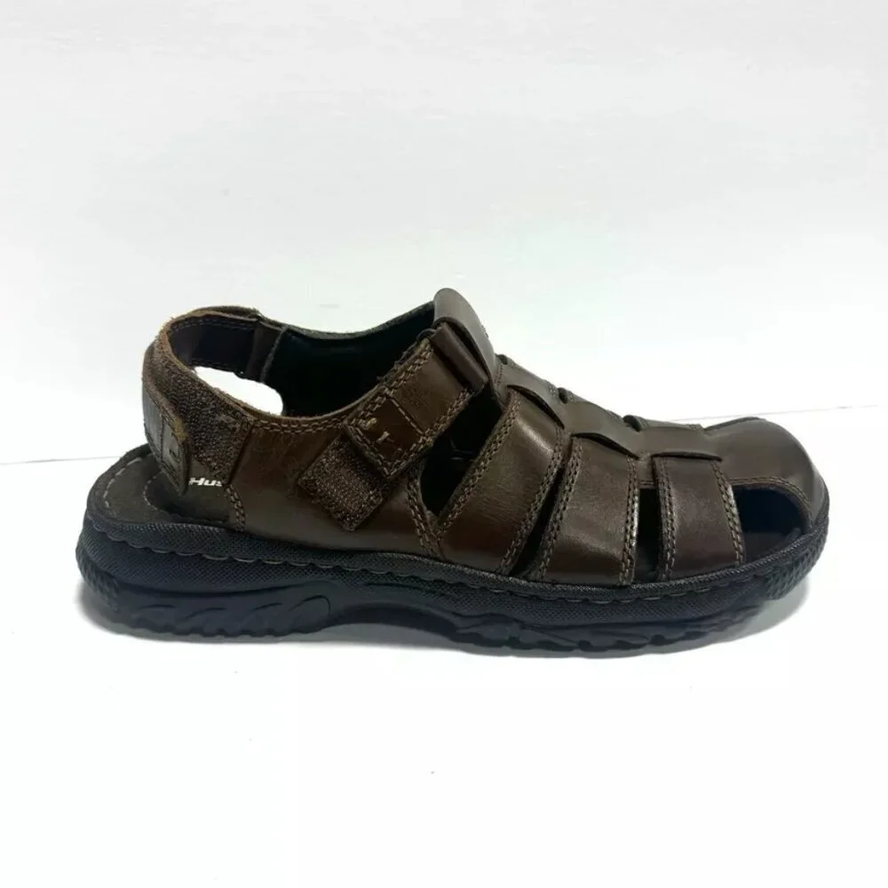 Hush Puppies Mens Ethan Fisherman Sandal Brown Size 9 M